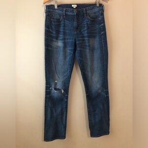 ✨ J. Crew | Distressed Blue Jeans